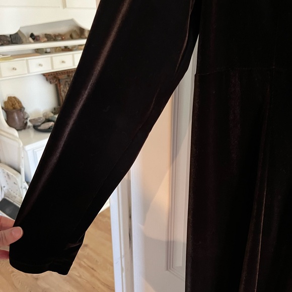 Moda Int’l Vintage Chocolate Brown Dress. Size XL. - Picture 3 of 12